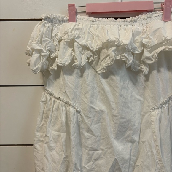 Free People Have A Thing For You White Strapless Mini Dress - Picture 7 of 8